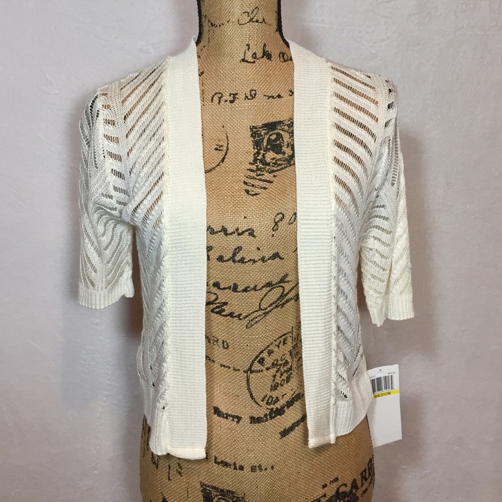 White Light Weight Spring/Summer Cardigan